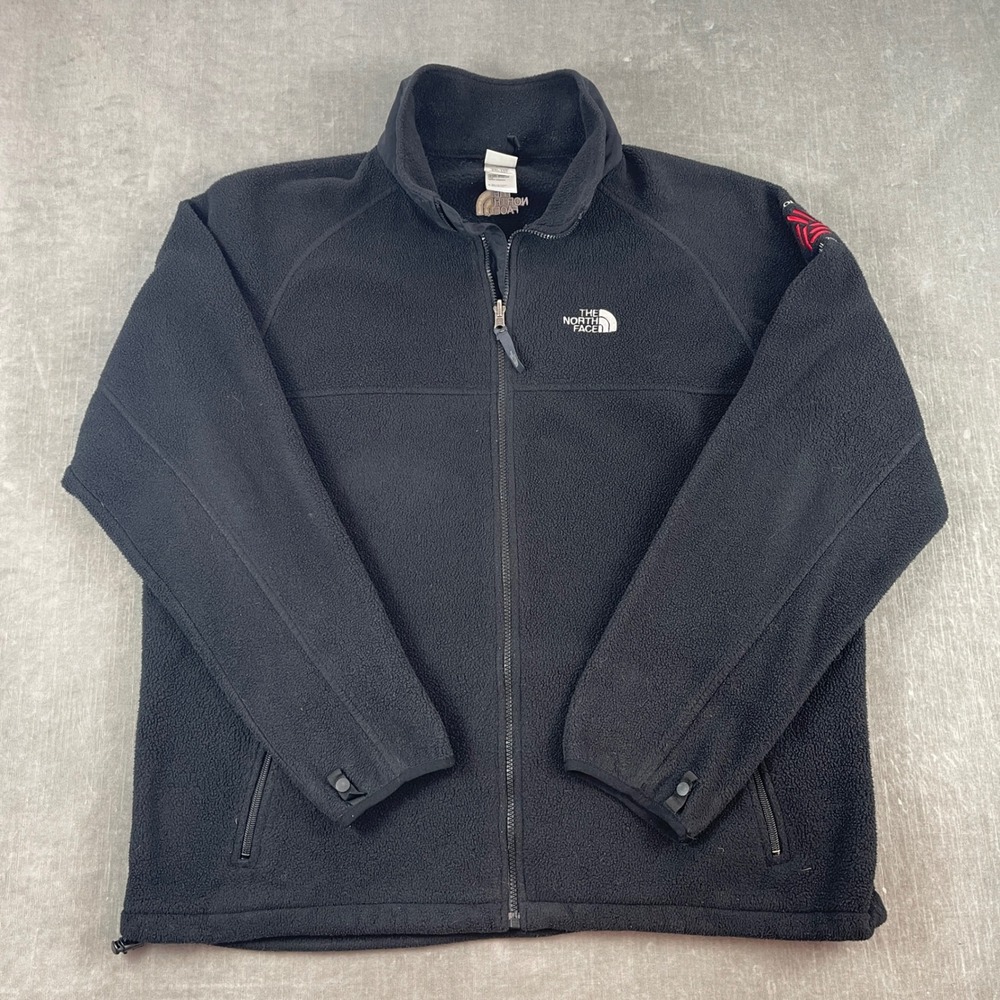 The North Face Mens XXL Black Fleece Jacket Vail 2005 Tradition Swaps Full Zip